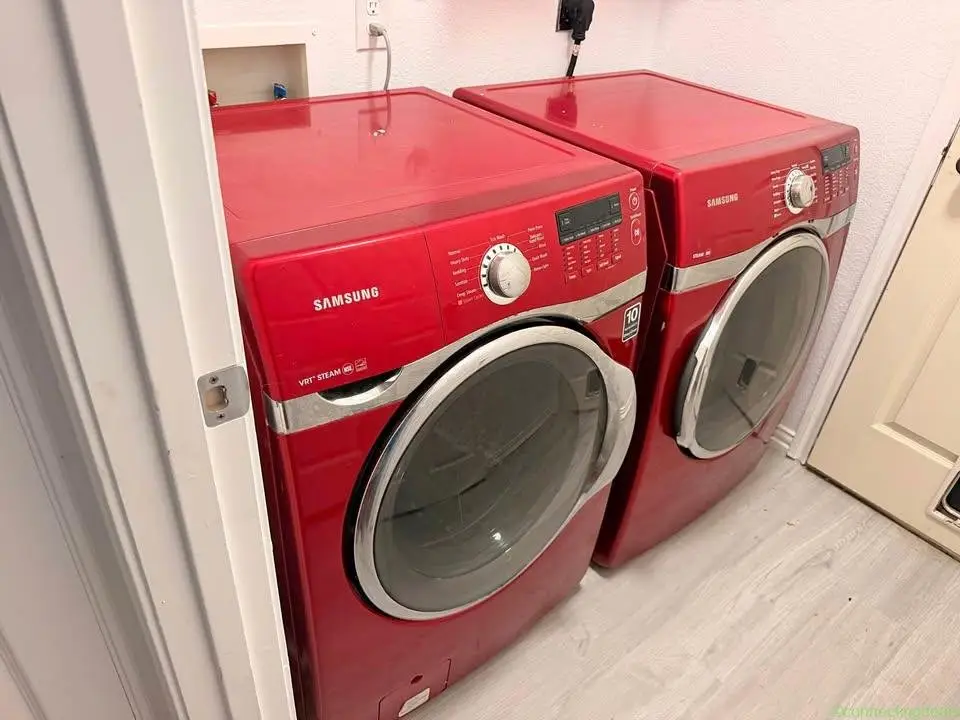 Washer and dryer