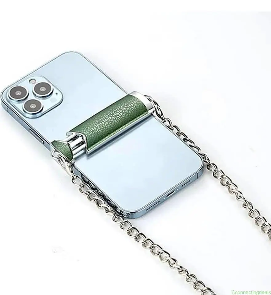 Mobile phone carrying chain back clip