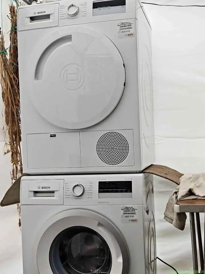 Washing machine and heatpump dryer