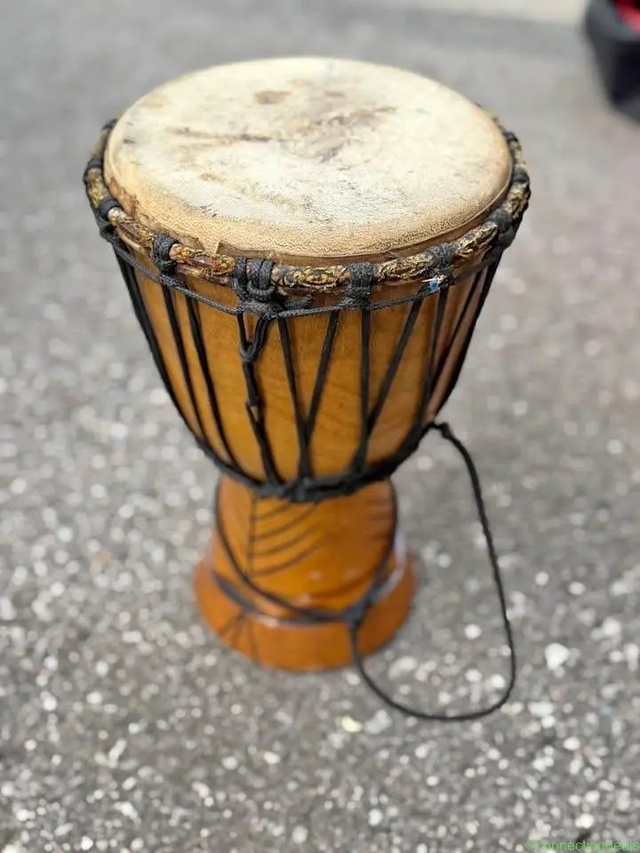 Djembe bongo drum hippie