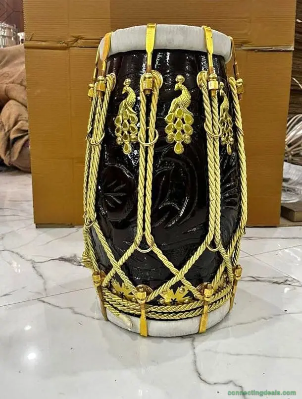 Professional handicrafted Indian Dholak premium