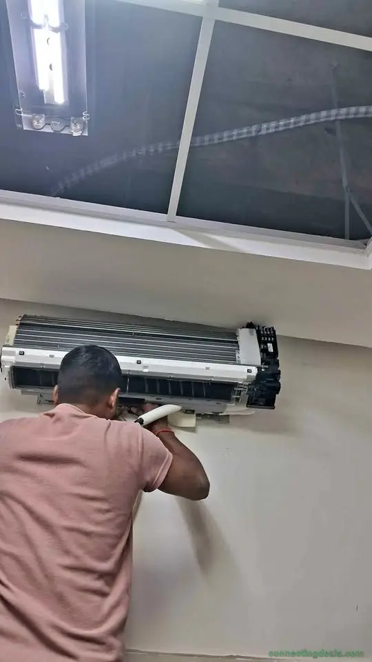 A. C service , Repair and istallation