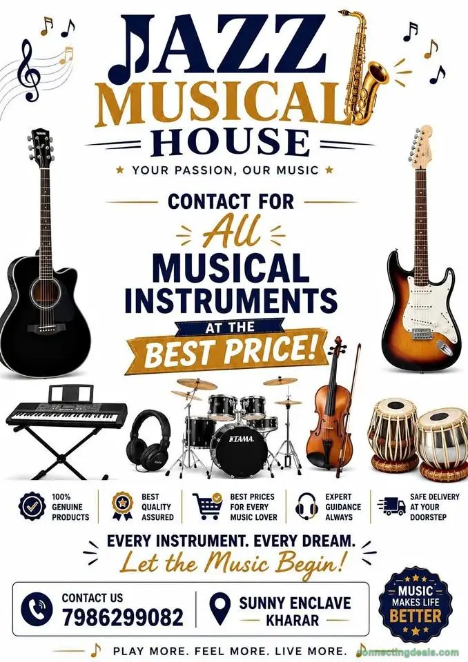 All musical instruments available here