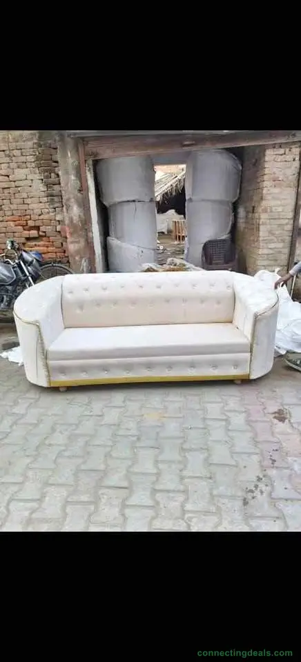 Covered sofa