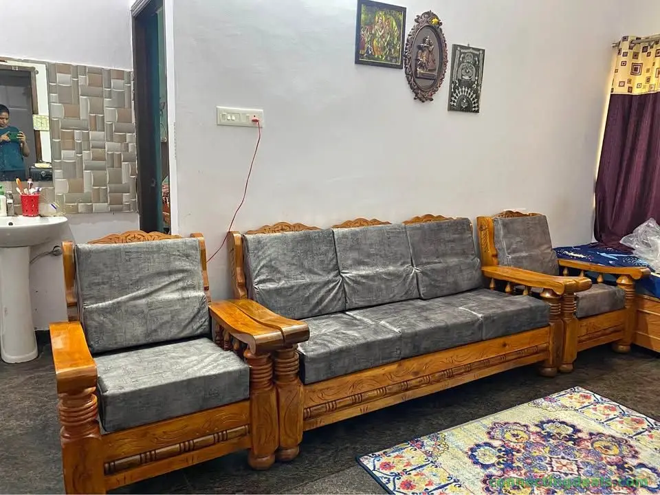 6 months old Wooden Sofa