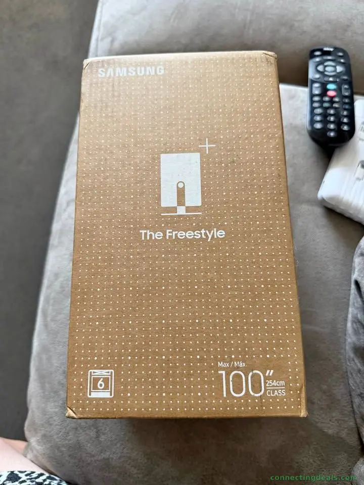 Samsung freestyle projector 100” 2nd gen - Image 1