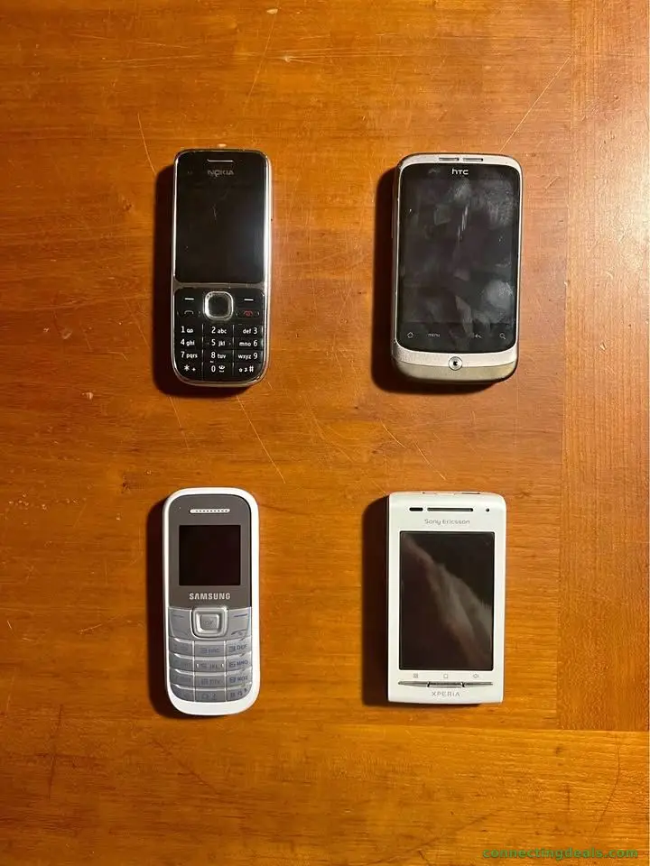 4 Mobiltelefoner. Læs Mere I Beskrivelsen.