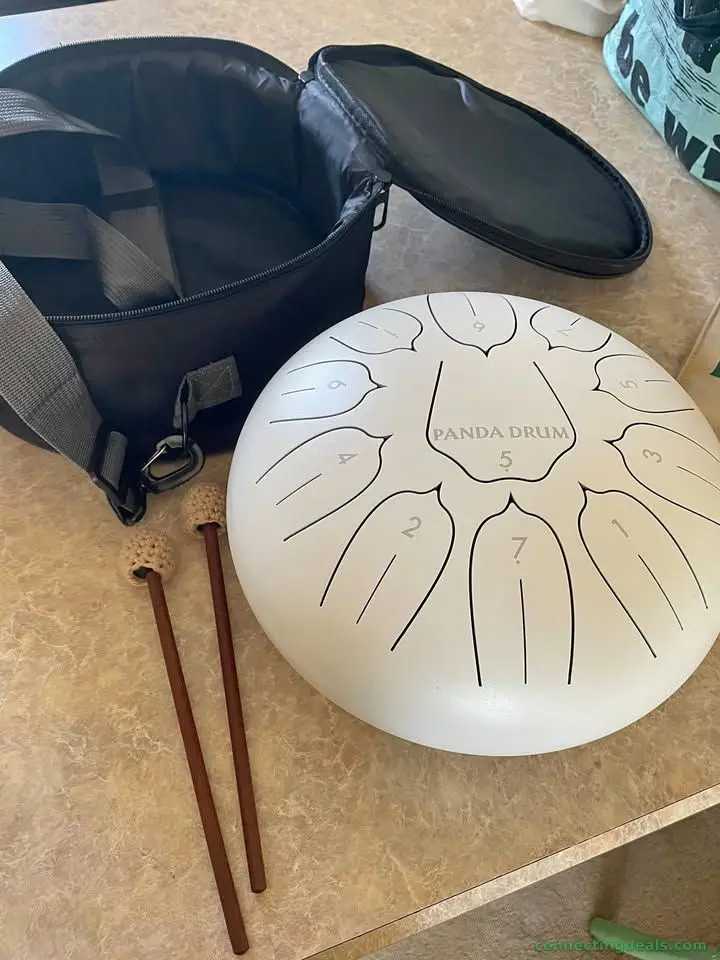 Brand New 11" Panda Drum Steel Tongue Drum Set +