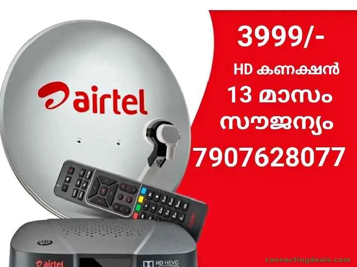 Airtel dth connection & service