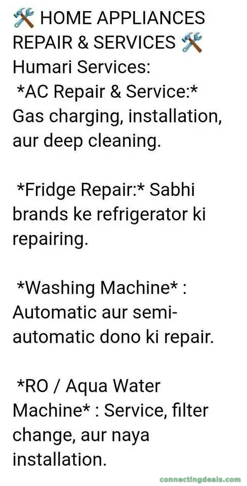🛠️ HOME APPLIANCES REPAIR & SERVICES 🛠️ - Image 1