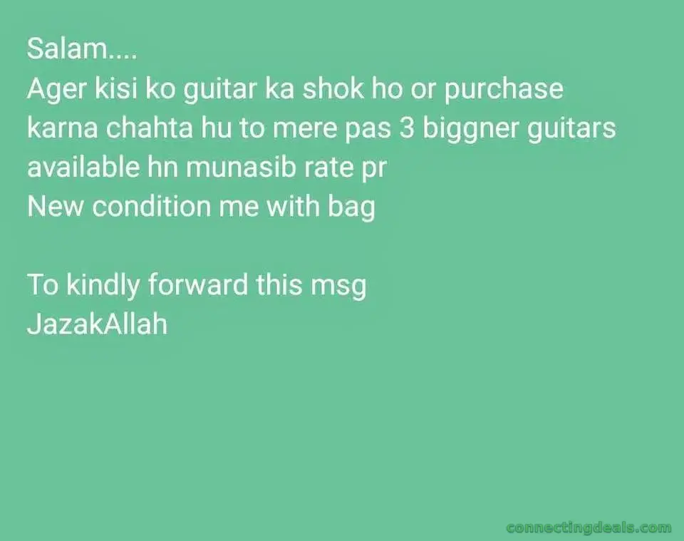 Acoustic guitar biggner in new condition