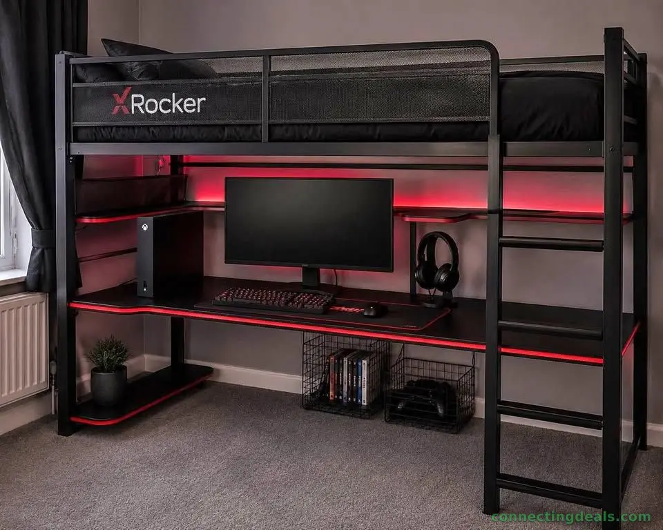 Xrocker gaming bed / desk