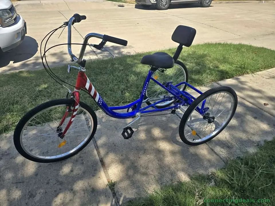 MOONCOOL Adult Tricycles 7 Speed, 3 Wheel Bikes,