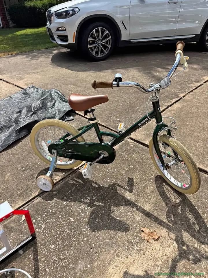16” Green Toddler Bicycle