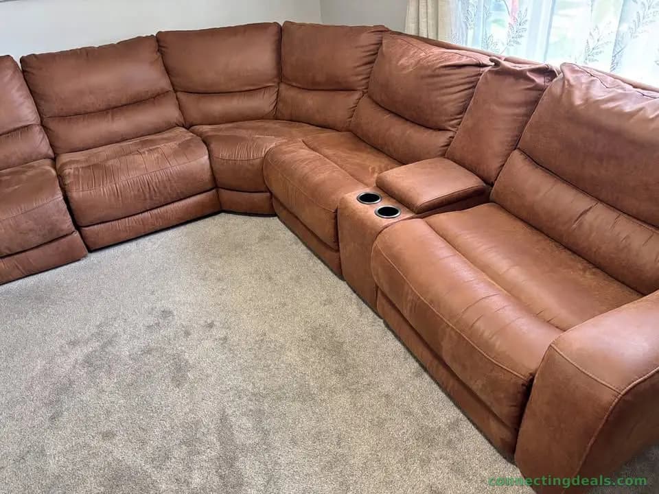Power recliner sectional sofa