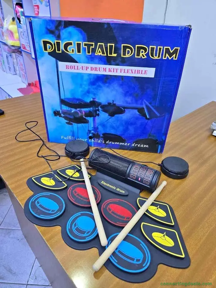 KIDS ELECTRIC DRUM SET - Image 1