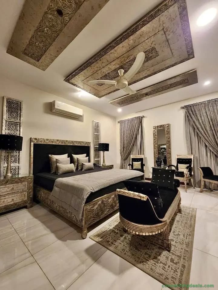 600 Sq Yards Furnished Bungalow For Rent in