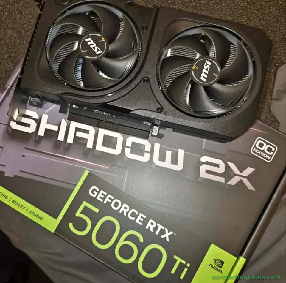 RTX 5060 Ti 16GB SHADOW 2X OC PLUS