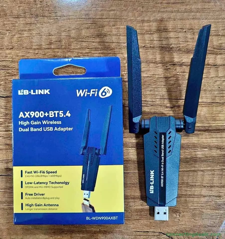 Clé Réseau WiFi USB Double Antenne LB-Link - Image 1