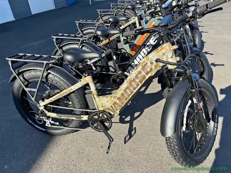Fat Bike vélo vamoose cycle 2 roues motrices