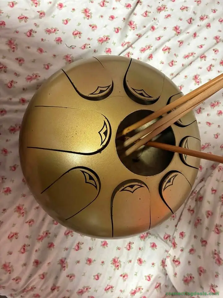 Gold Steel Tongue Drum - Image 1