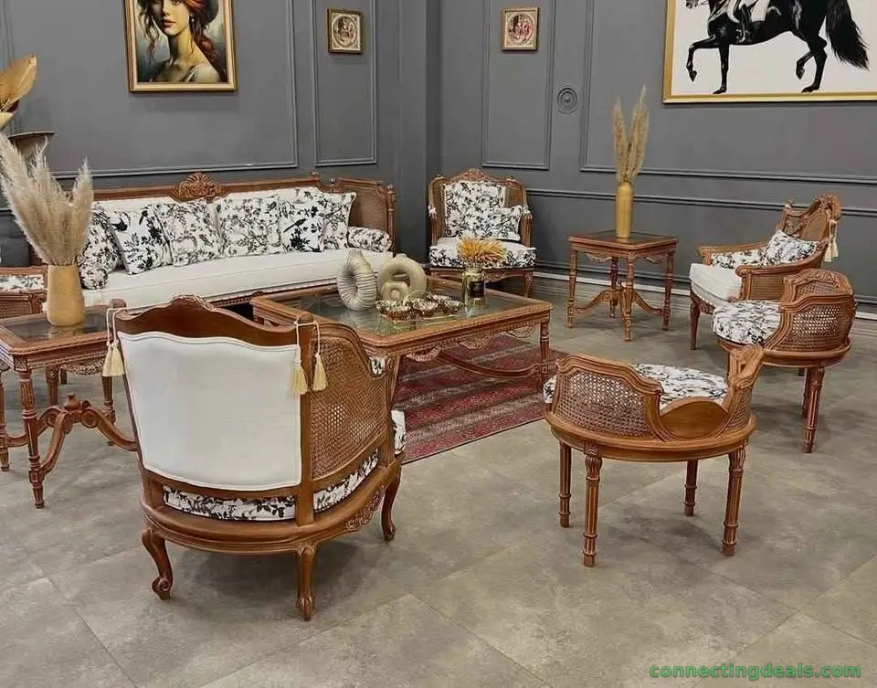 Classical vintage French style sofa set
