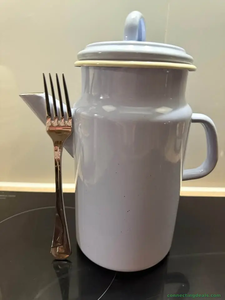 vintage Enamel coffee pot