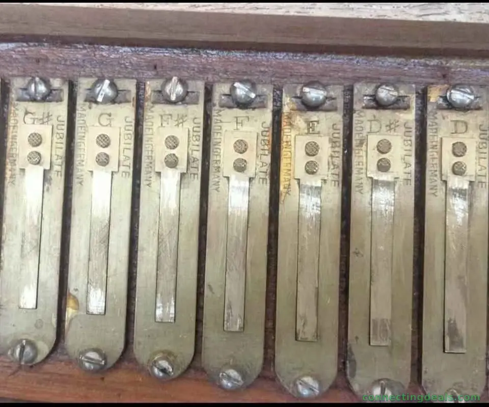 Made in German jubilate 2 line Bass Mail harmonium