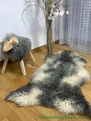 Premium curly Gotland Sheepskins