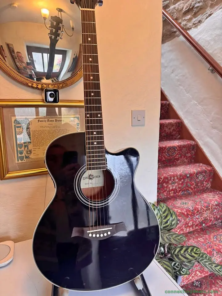 Electro Acoustic guitar nice action plays well
