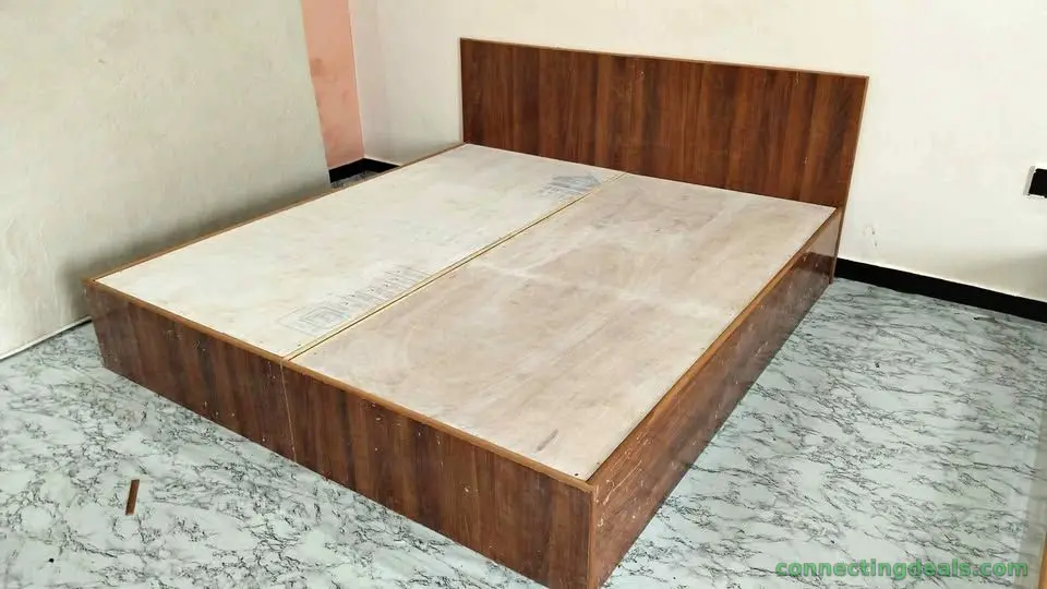 Simple low budget double cot