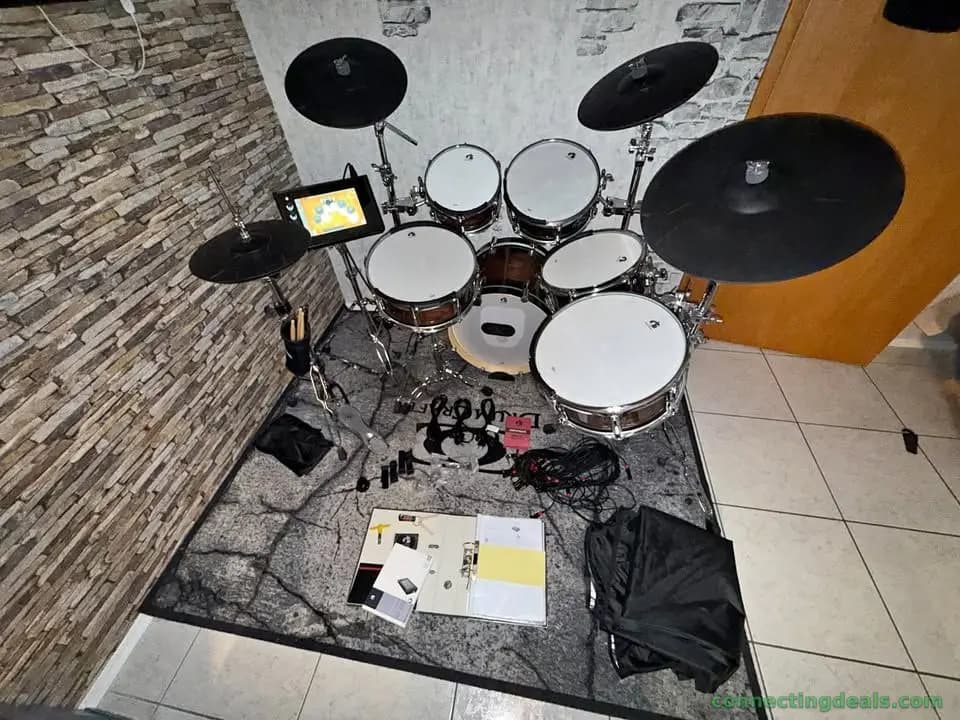 Gewa E-Drum Set G9 PRO L6 High Gloss Walnut Burst