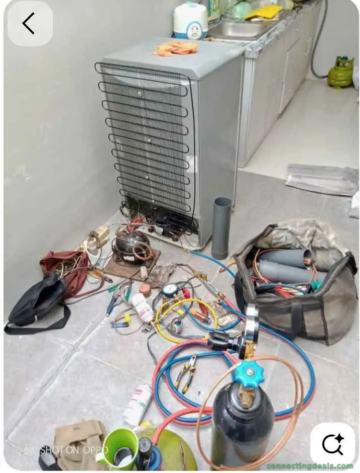Fridge repair and regassing