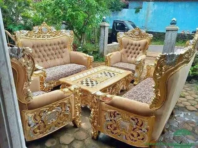 KURSI SOFA RUANG TAMU MEWAH BELLAGIO KOPER JATI