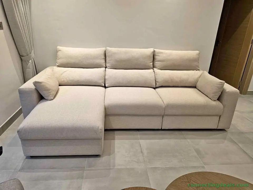 Ikea eskilstuna L shape sofa bed with storage