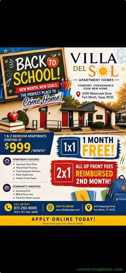 1 Bed 1 Bath Apartment