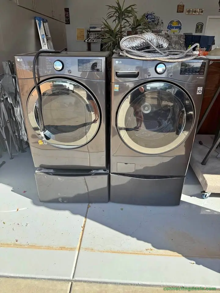 LG washer and dryer