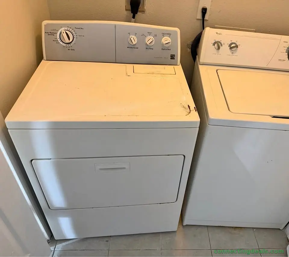 Washer and dryer set