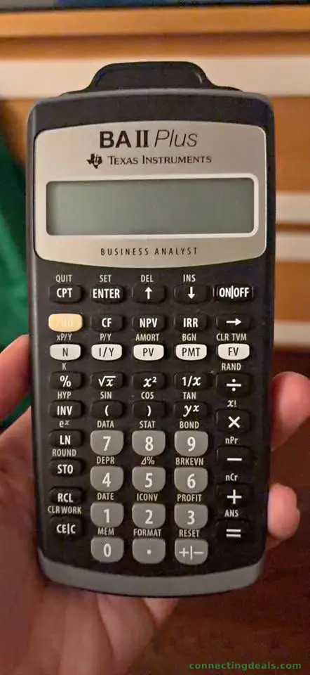 Texas Instruments BA II Plus Financial Calculator