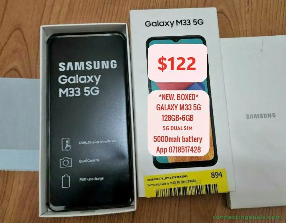 GALAXY M33 5G (128GB+6GB)