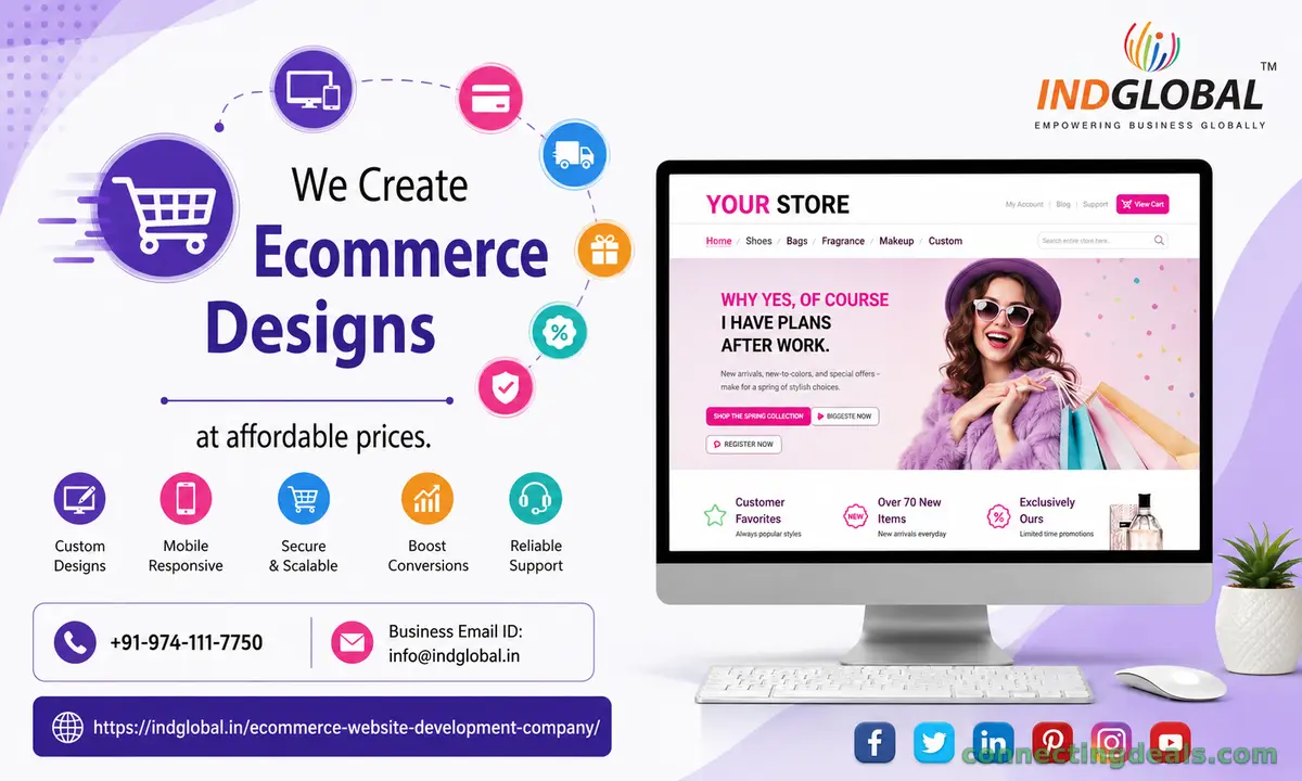 Top Ecommerce website design company in Bangalore