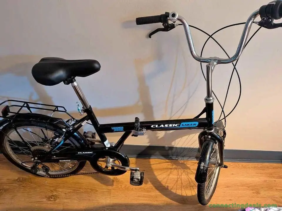Two foldable bicycles