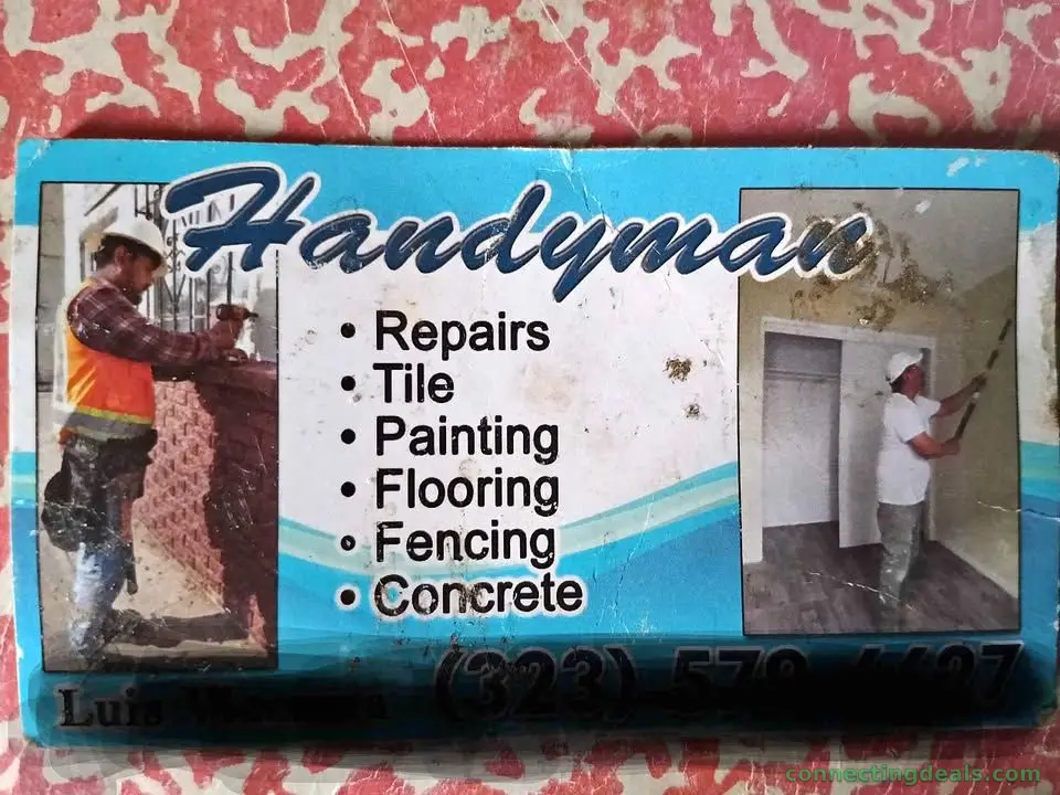 Handyman Services - Repairs, Tile, Painting,