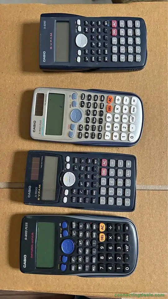4 Casio Scientific Calculators (fx-991ES Plus,