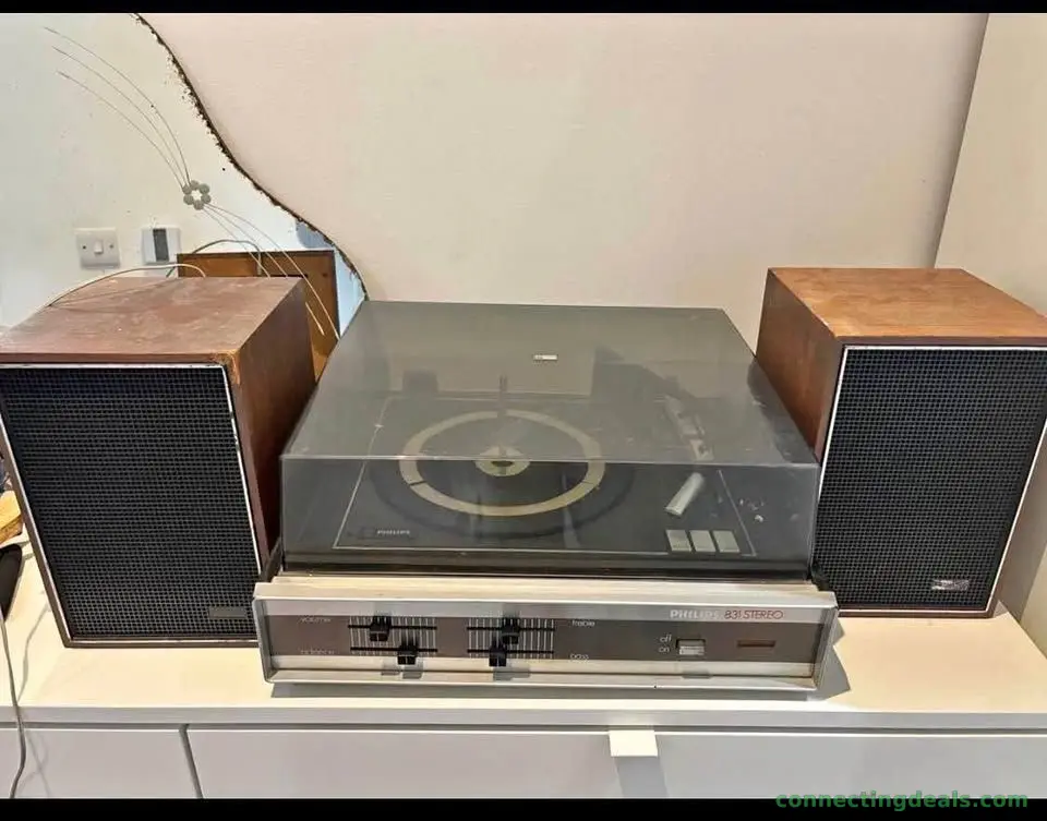Vintage Phillips Record Player