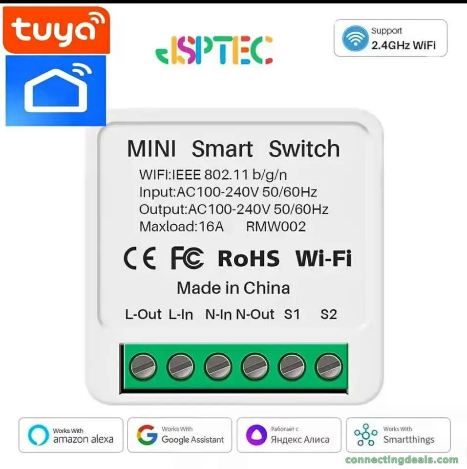 16A Wifi Smart Switch Smart Home Light Switches