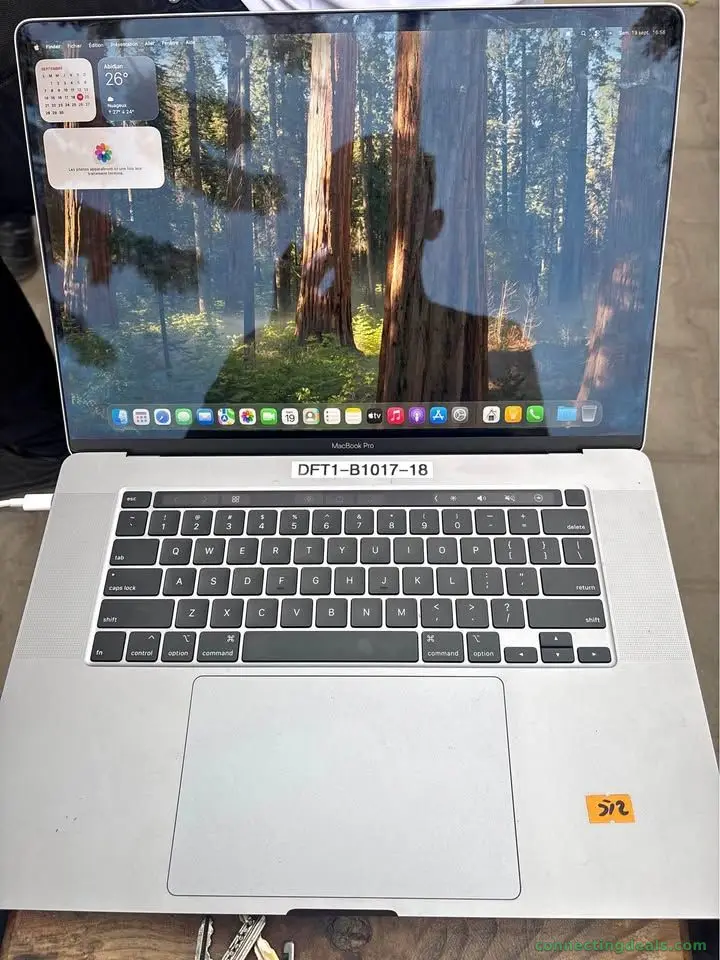 MacBook Pro 2019 i7 6coeurs 512gb16gb 16 pouces
