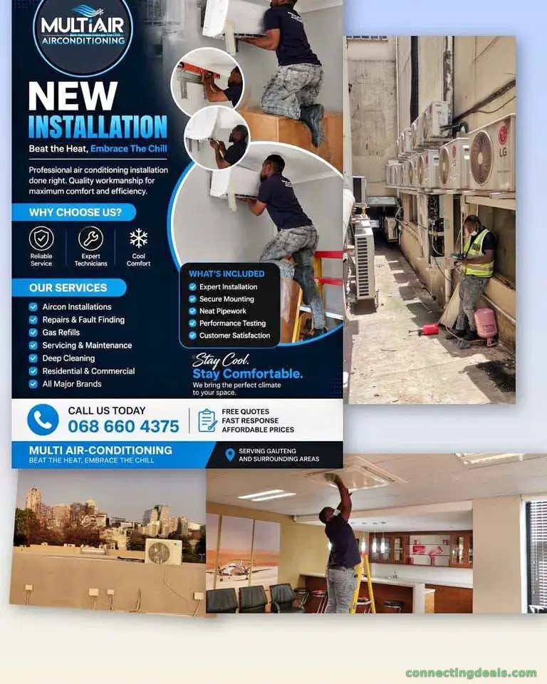 New air-conditioning installations and repair