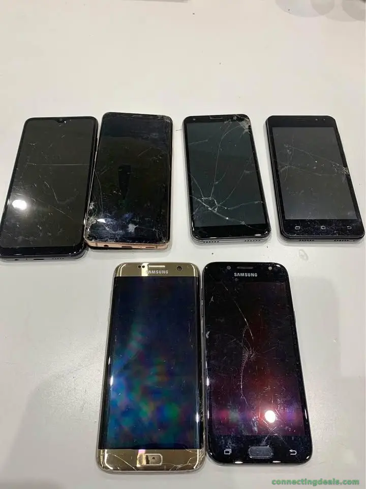 Old broken phones