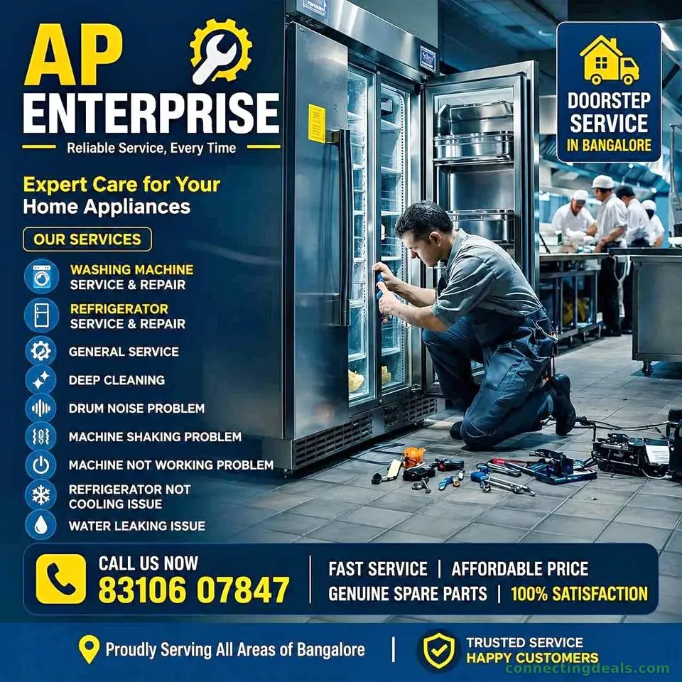 Washing machine and Refrigerator service